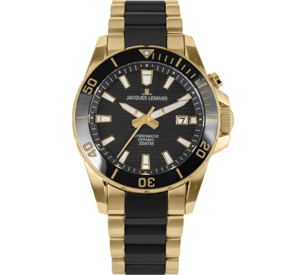 Jacques Lemans Hybromatic 1-2222D Herren Automatikuhr 20Bar